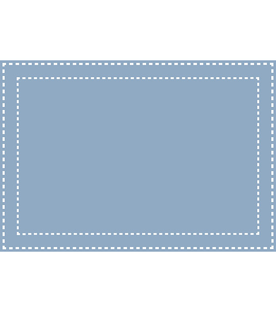 Постелка с принт Frame in blue 52х75 см снимка