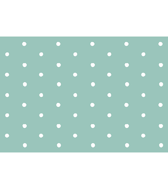 Постелка с принт Dots on turquoise 52х75 см снимка