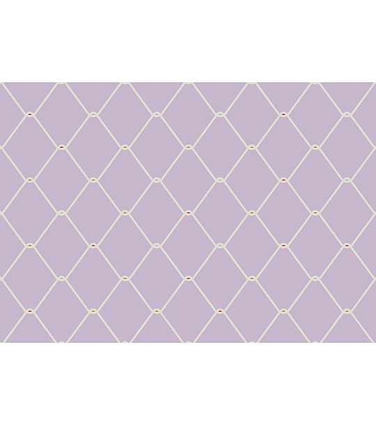 Постелка с принт Fence on lavender 52х75 см снимка