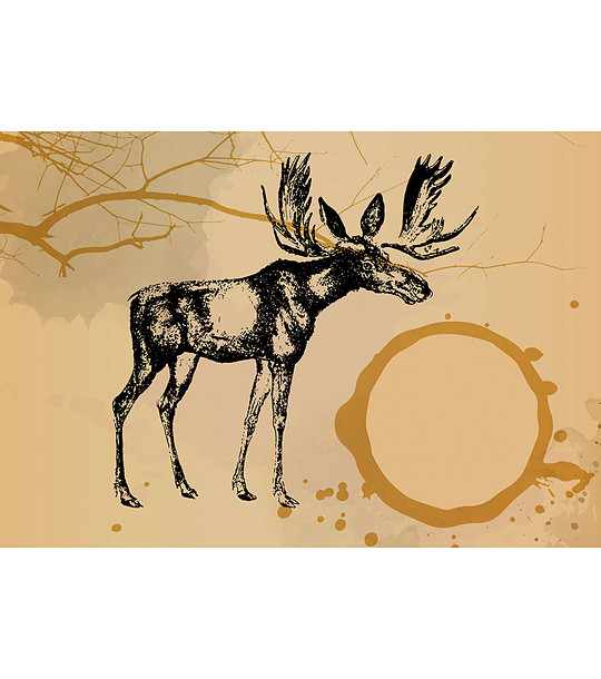 Постелка с принт Moose 52х75 см снимка