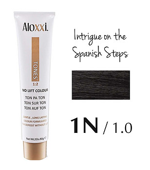 Безамонячна боя за коса Aloxxi Tones - 1N - Intrigue on the Spanish Steps 60 гр снимка
