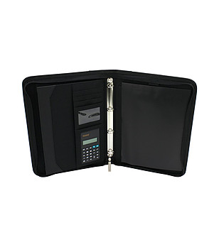 Черен органайзер с калкулатор снимка