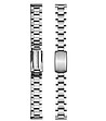 Сребрист unisex часовник с черен циферблат Vernier-3 снимка