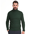 Мъжки поло пуловер в зелено Brose-0 снимка