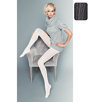 Чорапогащник в черен меланж Linda 80 DEN снимка