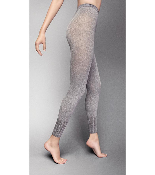 Дамски клин в сив меланж Britany 100 DEN снимка