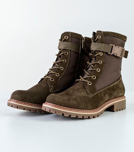 Дамски боти в цвят каки Maya снимка