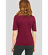 Дамска блуза в бордо Tolek-1 снимка