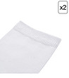 Комплект от 2 чифта Unisex бели чорапи 2ULIANO-4 снимка