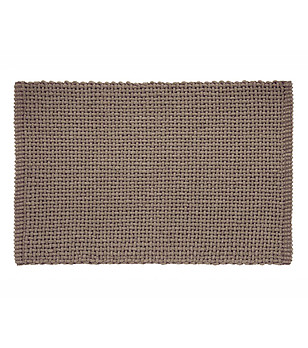 Кафява постелка с памук Noa 45х70 см снимка