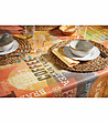 Многоцветна памучна тефлонова покривка с принт Coffee 100х150 см-3 снимка