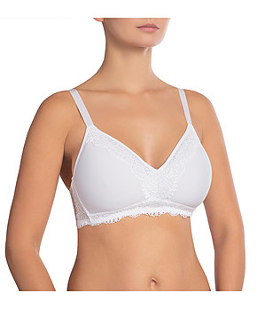 Бял сутиен без банели Viktoria снимка