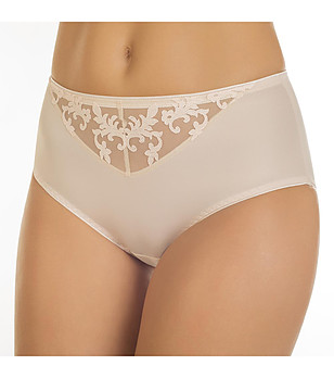 Бежови бикини с прозрачен панел Alex-Sandra снимка