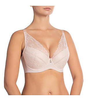 Сутиен в бежов нюанс Valens с повдигащ ефект снимка