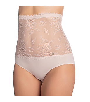 Ефектни бикини в бежов нюанс с висока талия Valens снимка