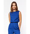 Кралскосин дамски гащеризон без ръкави Dita-3 снимка