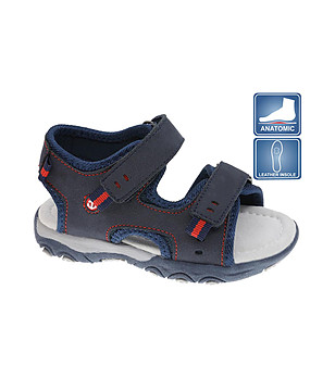 Бебешки тъмносини сандали снимка