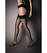Черни дамски дълги чорапи Emma 12 DEN-0 снимка