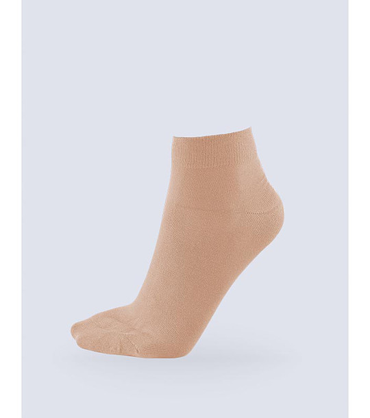 Unisex бежови чорапи с бамбук снимка
