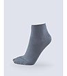 Сиви къси unisex бамбукови чорапи-0 снимка