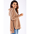 Дамски памучен бежов суитшърт Aria-2 снимка
