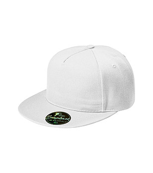 Unisex бяла шапка с козирка Millo снимка