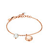 Розовозлатиста гривна с висулка и перла Pearl-1 снимка