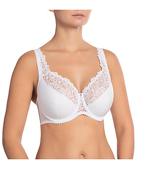 Бял сутиен с полумеки чашки Alseia снимка