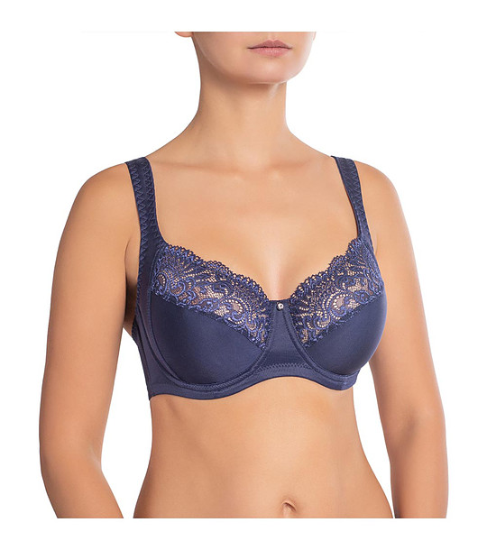 Сутиен с меки чашки в синьо Lamilia снимка