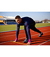 Мъжка спортна блуза в тъмносиньо и циклама Trackman-0 снимка