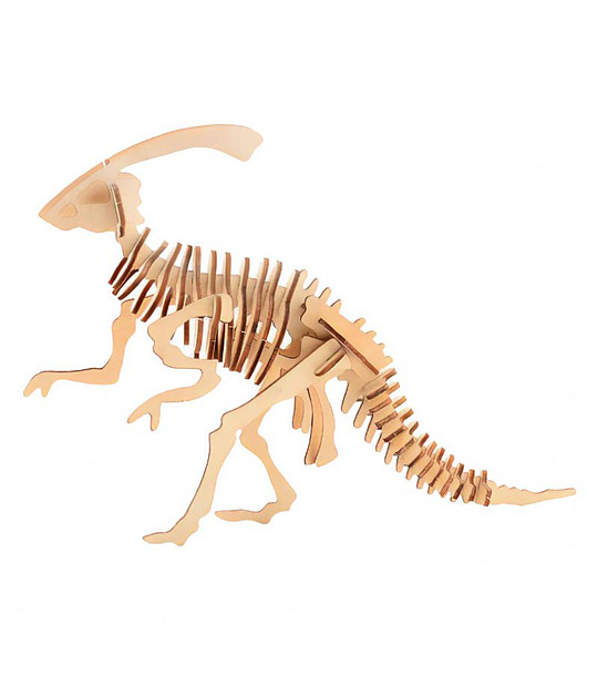Дървен 3D пъзел Parasaurolophos снимка