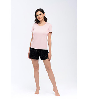 Дамска пижама в розово и черно Koi снимка