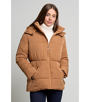 Дамско светлокафяво яке Mirake снимка