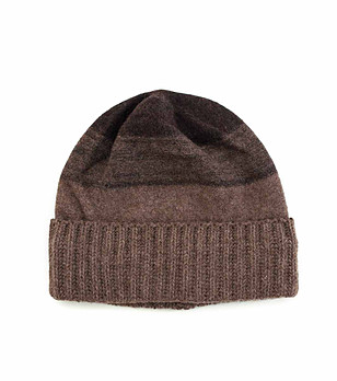 Unisex шапка в кафяви нюанси снимка