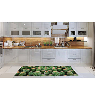 Пътека с принт Кактуси 180х52 см снимка