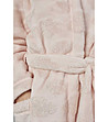 Детски халат в цвят пудра Drina-3 снимка