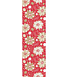 Червена пътека с коледен принт 180х52 см-1 снимка