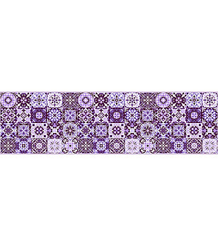 Пътека в лилави нюанси 180х52 см снимка