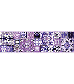 Пътека в лилави нюанси 180х52 см снимка