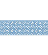Светлосиня пътека на бели точки 180х52 см-0 снимка