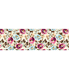 Пътека с флорален принт 180х52 см-0 снимка