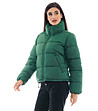 Късо дамско зимно яке в зелено Grace-2 снимка