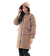 Дамско зимно яке в тъмнобежово Daliola-2 снимка
