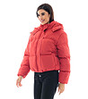 Дамско зимно яке в цвят корал Tiara-2 снимка