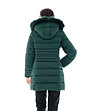 Тъмнозелено дамско яке парка Armina-1 снимка