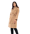 Дамско бежово палто Augusta-2 снимка