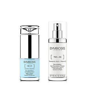 Козметичен комплект от околоочен контур и крем за лице снимка