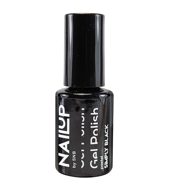 Гел лак NailUP - Просто черно 6 мл  NUC002 снимка