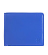 Син мъжки портфейл от естествена кожа Tazio-1 снимка