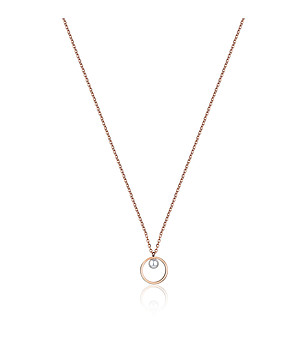 Колие в розовозлатисто с перла Lea снимка